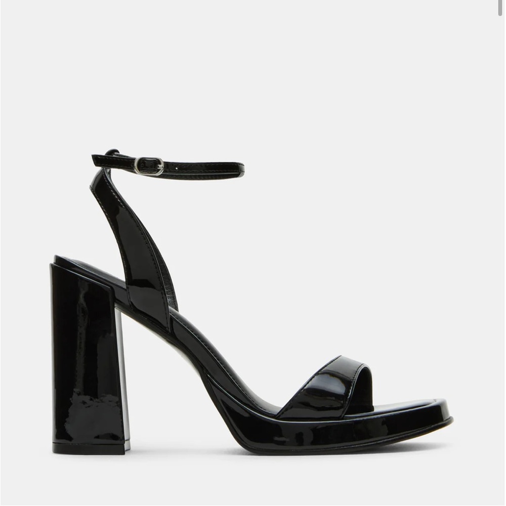 Steve Madden Black Heels with Ankle Straps